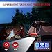 ROCKPALS Portable Power Station 500W, 505Wh Solar Generator Backup Power Supply with 110V AC Outlet, 2 DC Port, Car Port, Type C, QC 3.0, Emergency Light for Camping Home CPAP Red