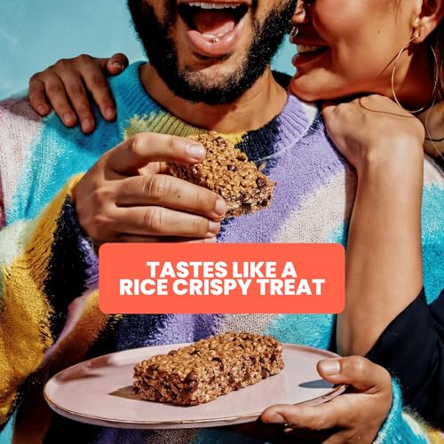 Image of Mucho Meal Bars, Chocolate Chip Crisp - 34g Protein, 2g Added Sugar, Low Saturated Fat - Healthy Meal Replacement Snack, Perfect for Bulking & Busy Lifestyles (16 Pack, Chocolate Chip Crisp)