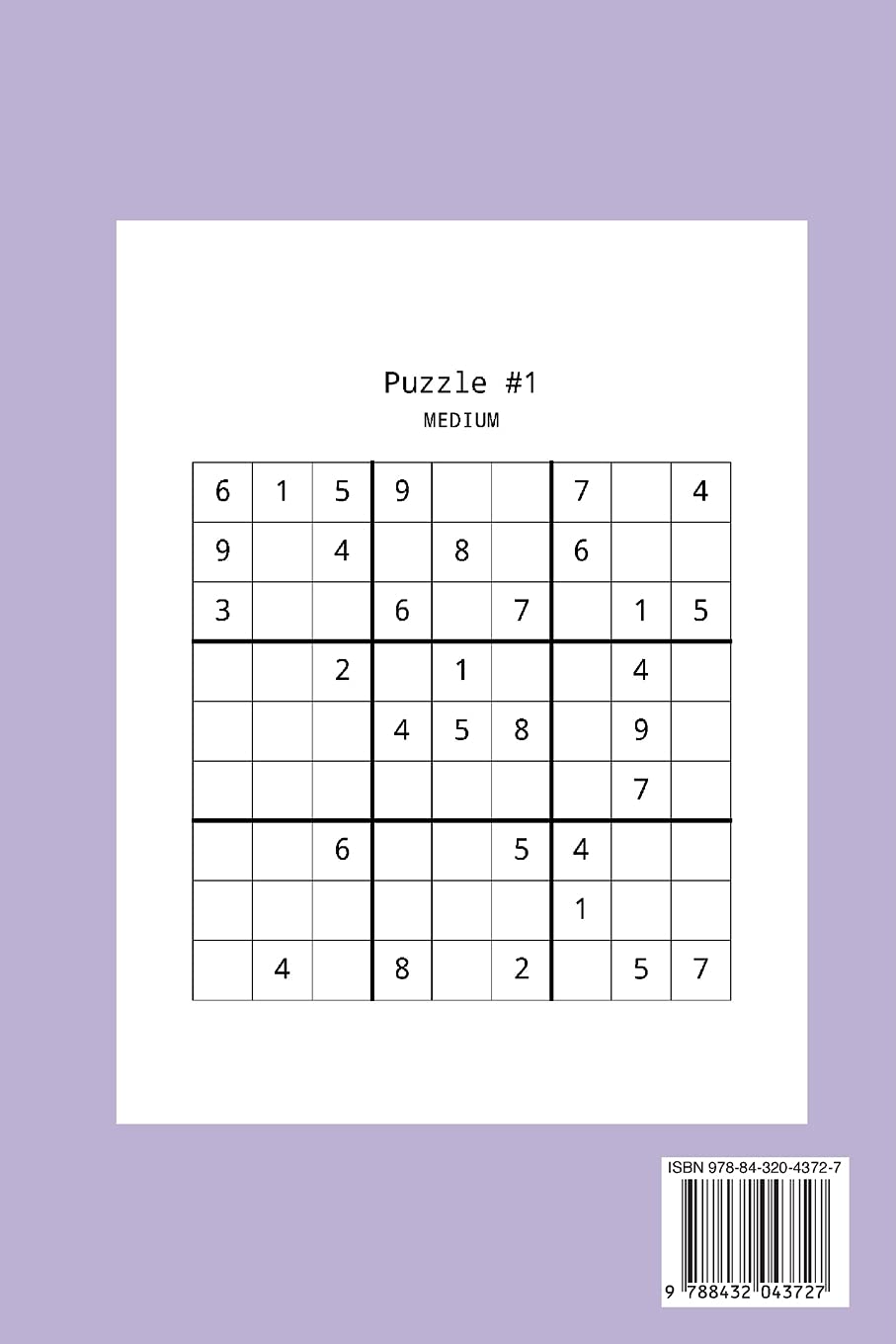 Sudoku: Amazing Sudoku Puzzle Book for a Brain Workout | One Puzzle per Page - Medium Difficulty (With Solutions)