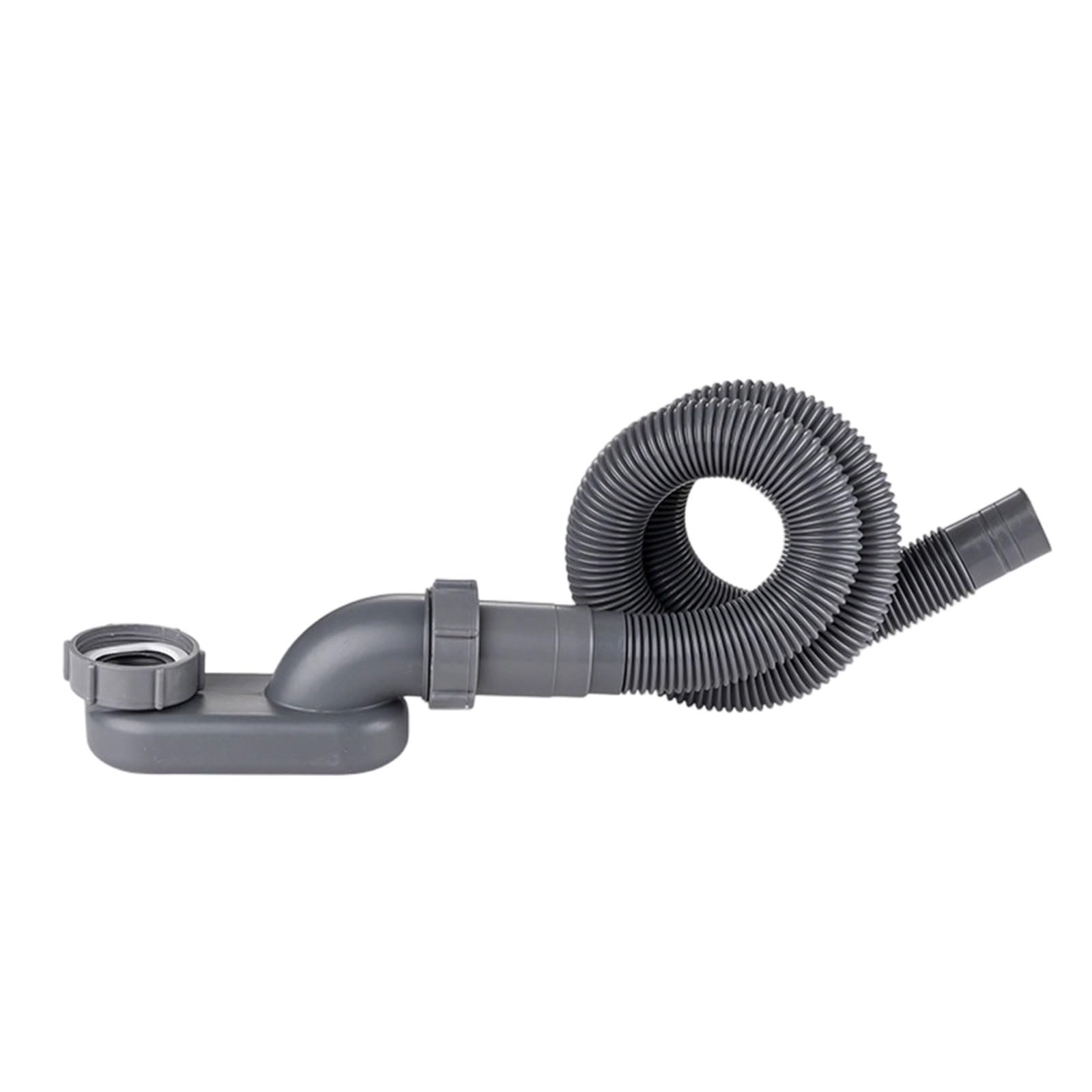 Newft C Flexible Freestanding Tub Drain Pipe With Quick Installation Low Profile Flat Shower Drain Pipe