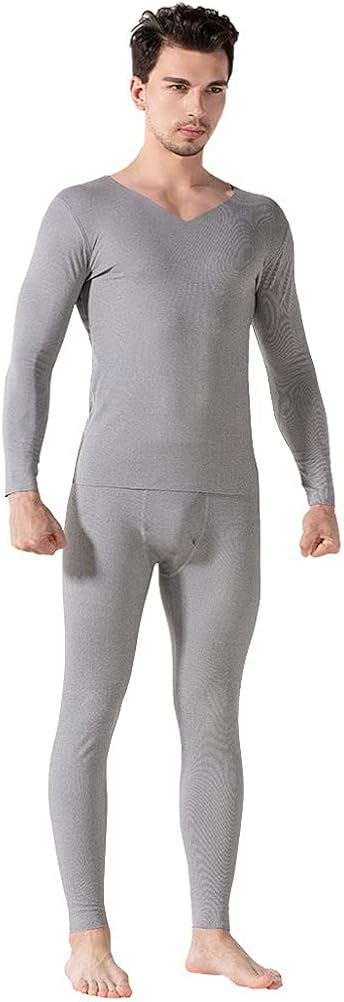 Xinjd 秋服 冬服 メンズ 防寒肌着 インナーウェア あったかインナー ヒートテック 長袖シャツ ロングタイツ 吸湿発熱 保温 保温インナー 抗菌防臭 冬用起毛 下着 セクシー