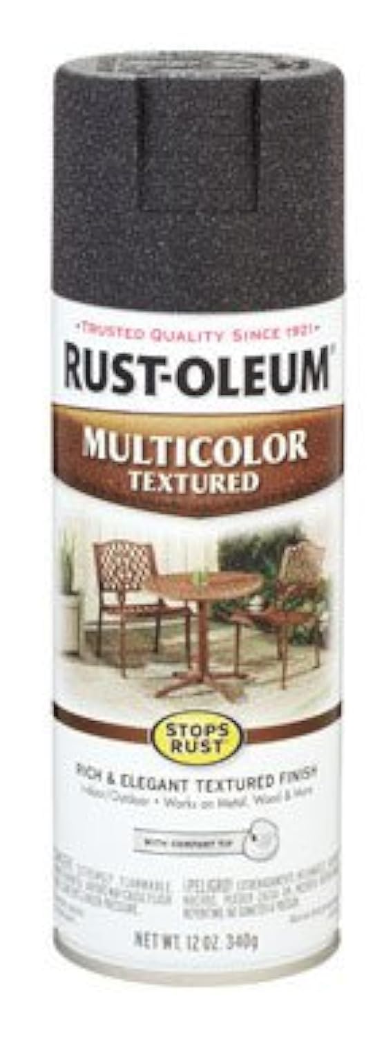 12 Oz Aged Iron Multicolor Texture Stops Rust Spray Paint [Set of 6]