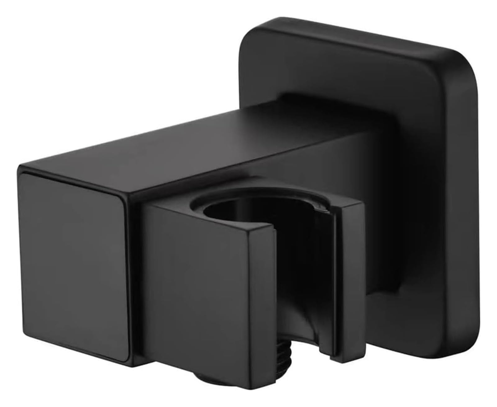 Soporte ajustable negro para cabezal de ducha con pantalla LED de temperatura, soporte de latón montado en la pared para varita de ducha de mano y diseño elegante