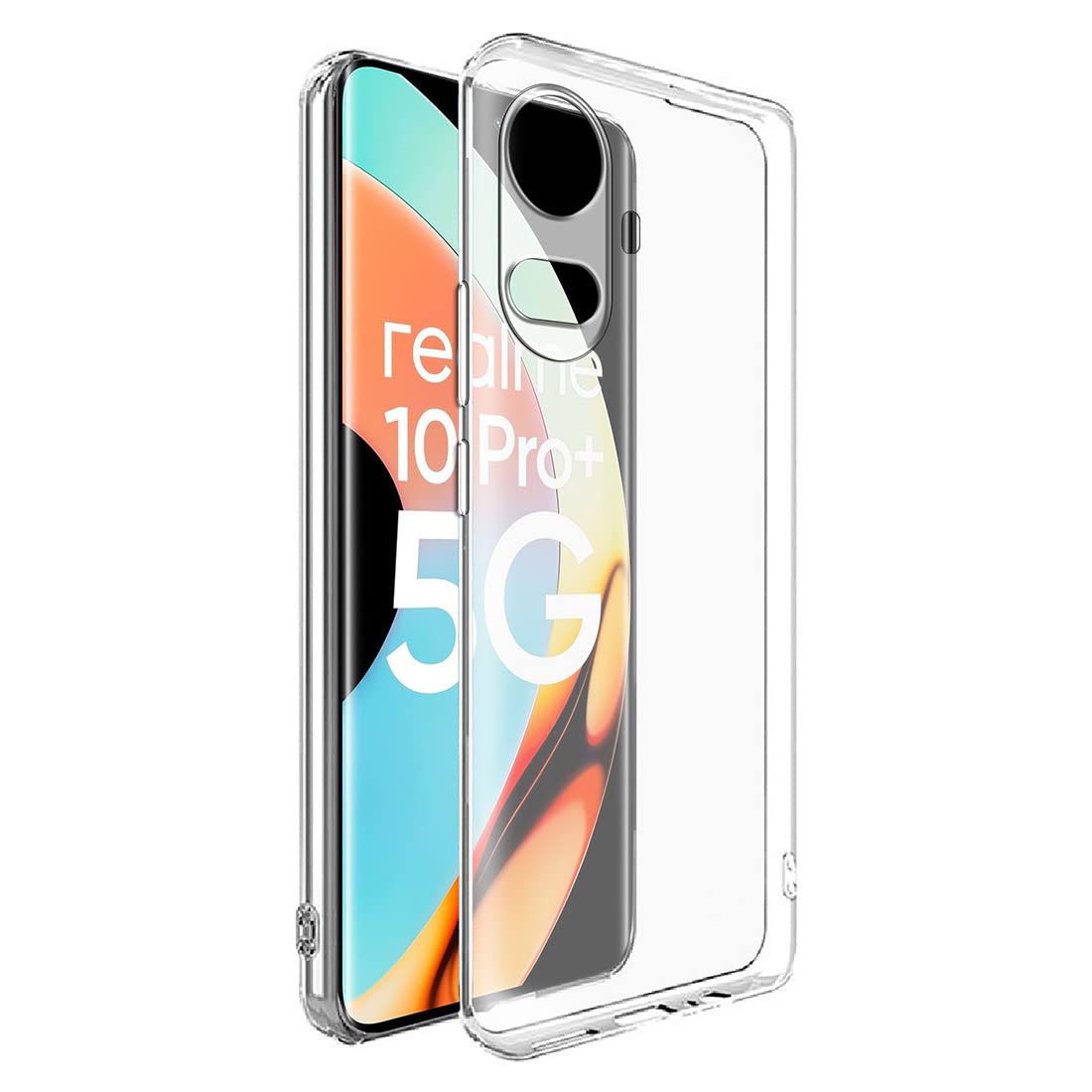 Amazon Brand- Solimo Basic Case for Realme 10 Pro Plus 5G (Silicone_Transparent) (B0BRJTF5LG) Amazon Price History, Amazon Price Tracker