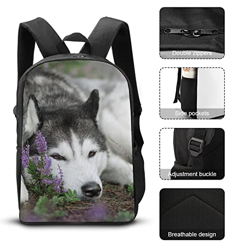 Mochila escolar niños Husky de 17 pulgadas para evitar dolor de espalda 7
