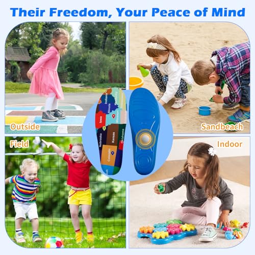 Plantillas ocultas con soporte para tracker, talla infantil miniatura 5