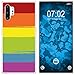 Produktbild PhoneNatic Case kompatibel mit Samsung Galaxy Note 10+ Silikon-Hülle Pride Regenbogen M6