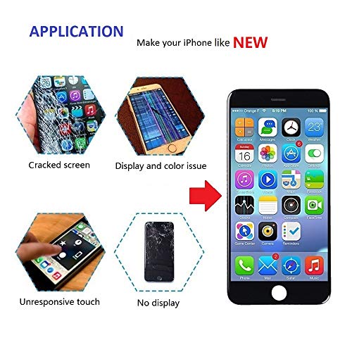 Image of for iPhone 7 Plus Screen Replacement Kit 5.5 inch LCD Display Assembly Black