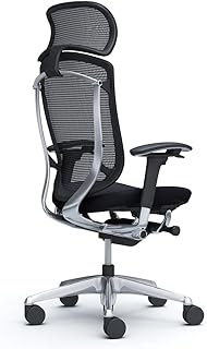 オカムラ オフィスチェア コンテッサ セコンダ 可動肘 エクストラハイバック 座:クッション ブラック CC87BR-FPC1