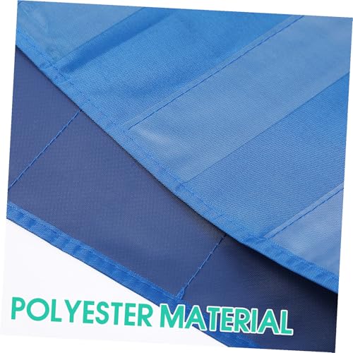 Pochette transparente solide rangement pratique préscolaire bleu
