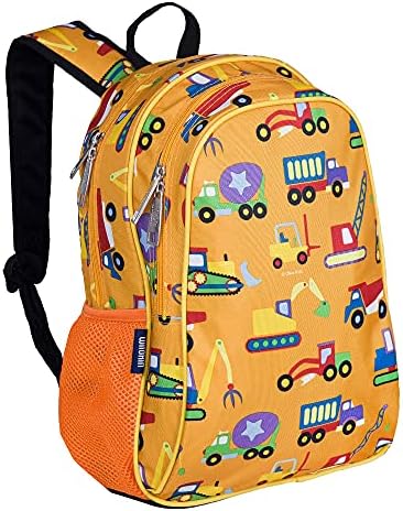 Wildkin 15-Inch Kids Backpack for Boys & Girls, Perfect for Early Elementary, Backpack for Kids Features Padded Back & Adjustable Strap, Ideal for School & Travel Backpacks (Under Construction)