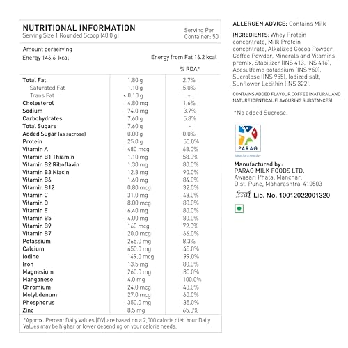 Image of avvatar ALPHA WHEY PROTEIN | 2Kg | Cold Coffee Flavour | 25g Protein | 50 Servings