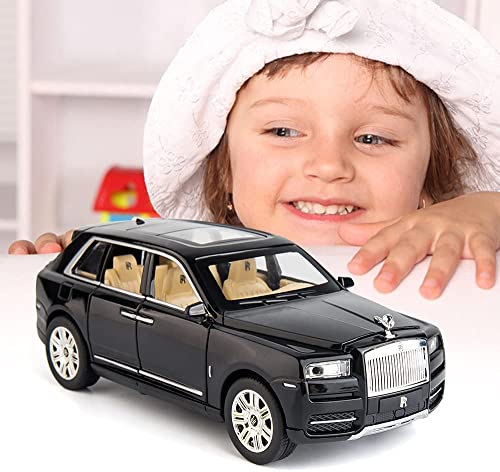 Image of 1:24 Alloy Die Casts & Toy Car Model with Sound /Light /Pull-Back Car Toys for Children Kids(Colour May Vary) (Rolls Royce Cullinan)