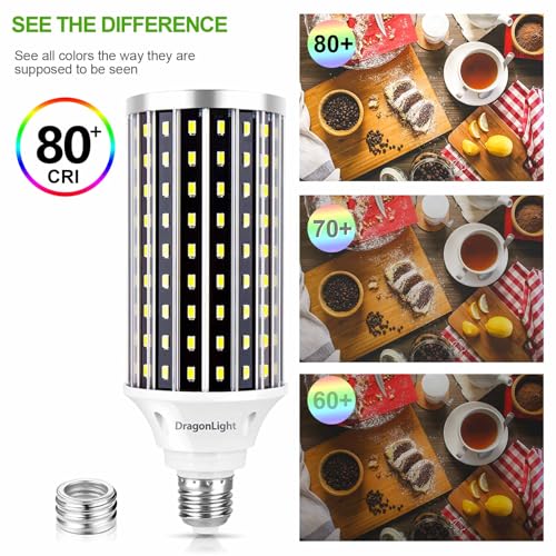 Ampoule LED maïs 50W E27 E40 6000K projecteur haute luminosité 5500lm - 4