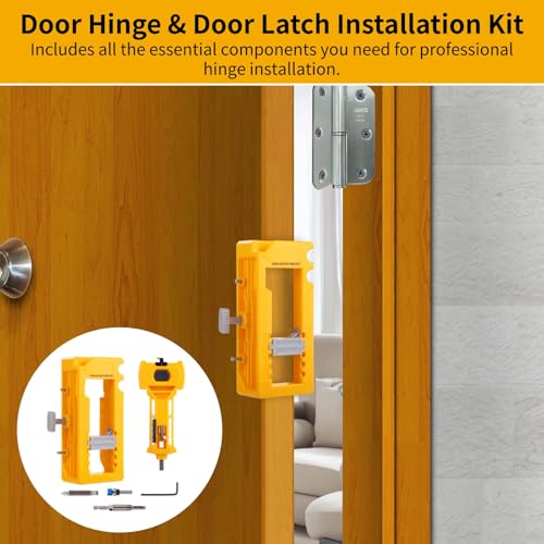Kit d'installation de serrure de porte avec guidage de précision