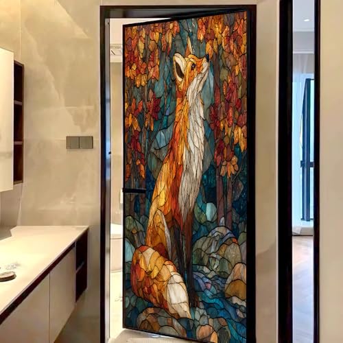 Película adhesiva para ventana de vidrio color Fox miniatura 4