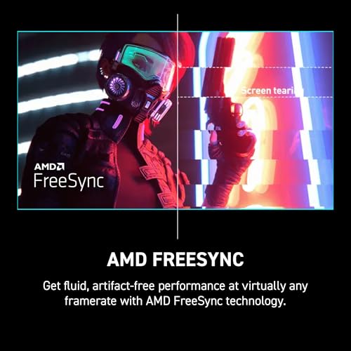 msi MAG 27C6FA 27-inch 1920 x 1080 (FHD), Rapid VA, Gaming Monitor 180Hz, AMD FreeSync, 0.5ms, HDMI, Display-Port, VESA, Tilt, Black