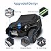 Avecrew for Jeep Wrangler Cover Waterproof 2 Door, All Weather for Jeep Rain Cover for Automobiles, Outdoor Full Exterior for Jeep Covers Fits JK JL TJ YJ CJ