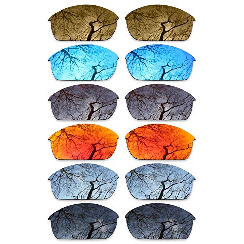 ToughAsNails Set of 6 Polarized Replacement Lenses for Oakley Flak Jacket Pack-BSF61