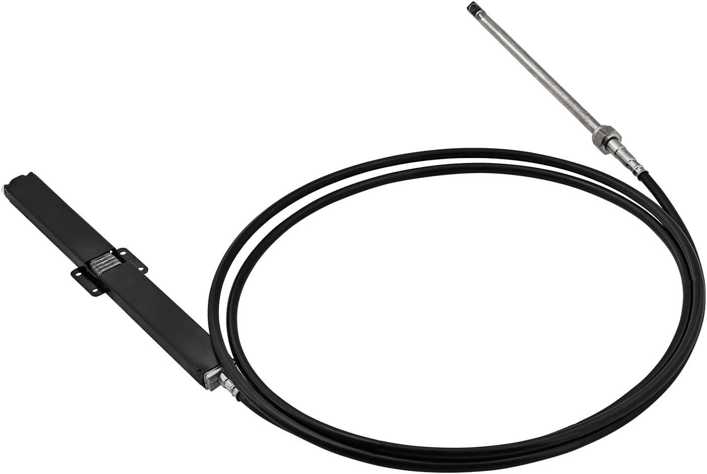 SSC13414 14Ft Mechanical Rack & Pinion Steering Cable Compatible with SB39526P,SB39544P Bezel Kits for Back Mount Steering System & SH5210P,SH5230P Helm Units Fits for SS14114,SS15114