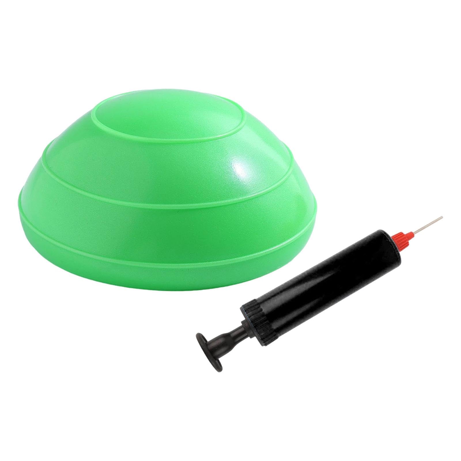Half Exercise Ball Practical Nonslip Base for Indoor Outdoor Home Gym Office Green | Exercise Balls | Fitness Equipment & Gear | Fitness Running & Yoga-image-43