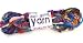 Darn Good Yarn Recycled Handmade Sari Silk Ribbon The Blender Multicolor Fabric | Silk Ribbon Knitting Yarn, Crochet Yarn, Jewelry Making, Weaving Yarn, Gift Wrapping Ribbon | 100 gram, 55 yard ribbon