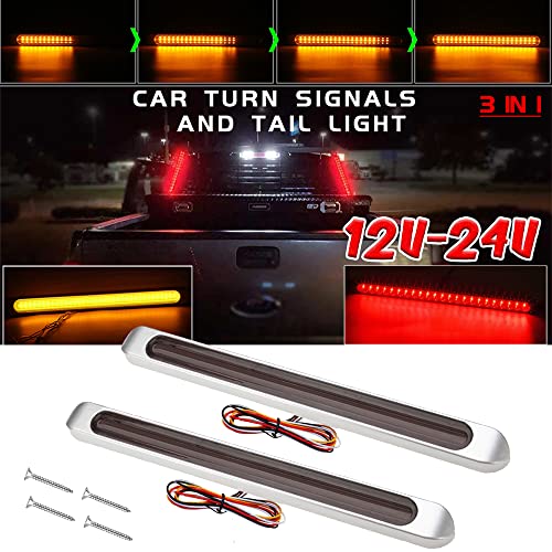 72 Luz De Sinal De Giro De água Que Flui De 72 Luz De Giro De 12v/24v Trailer De Caminhão De Automóv
