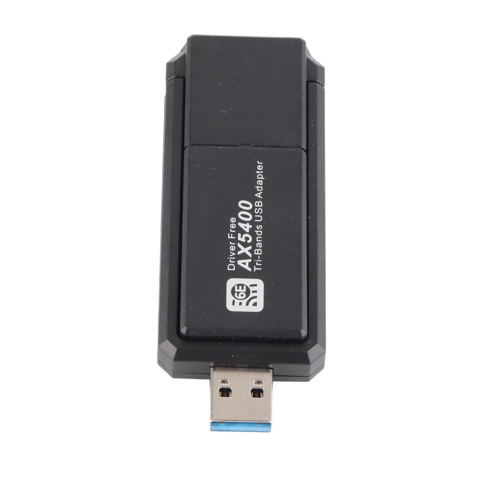 Eacam Adattatore di Rete WiFi 6E, Scheda di Rete USB 5400Mbps con Tripla Banda 2.4G 5G 6G per 10 11, Adattatore di Rete Wireless