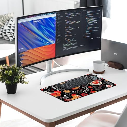 Mouse Pad Rooster Chickens Grande para Oficina y Gaming miniatura 6
