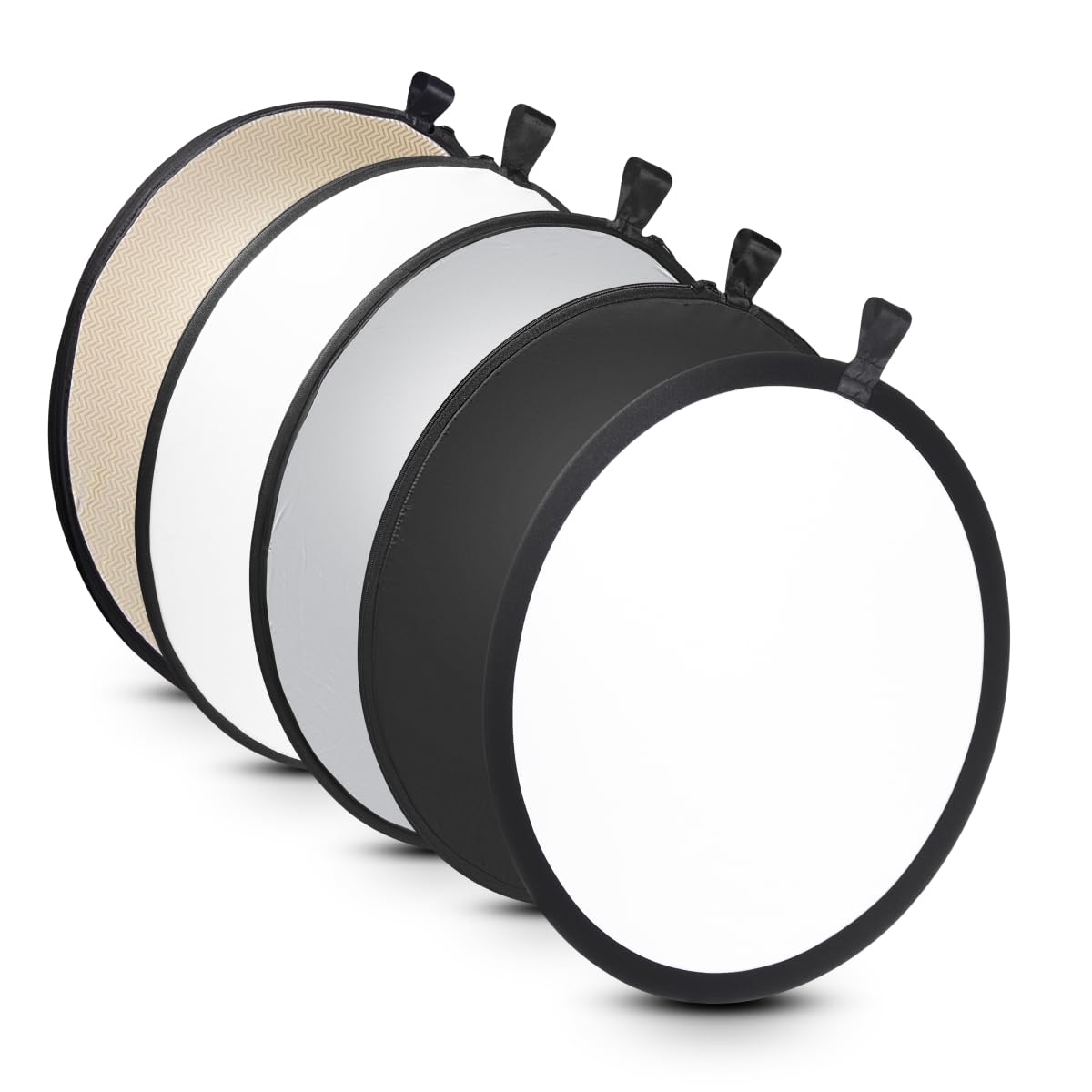 Walimex 17681 - Juego de reflectores Plegables 5 en 1 (Efectos Diferentes)