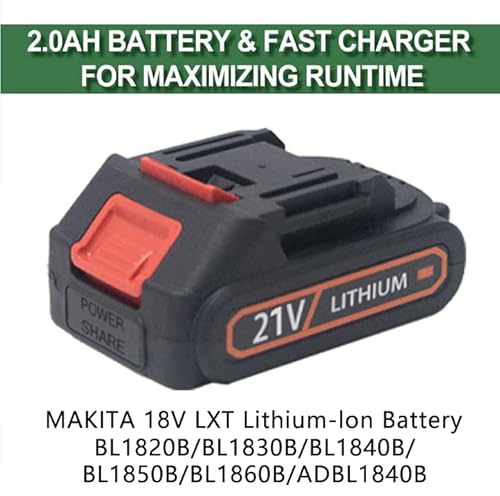 Brushless Cordless String Trimmer, T Tovia 10 Inch Electric Weed Wacker With Adjustable Trimmer Head, 21V Power Grass Trimmer For Garden And Yard, 2.0Ah Battery And Charger Included #TOP5