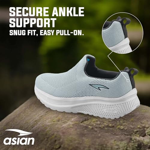 Image of ASIAN Wonderwalk-12 Walking Shoes for Men | Ultra Lightweight & Breathable Shoe| Full EVA Sole, Soft Memory Foam Insole, Easy Slip-On Comfort | Inspired by MS Dhoni Everyday Walking Style