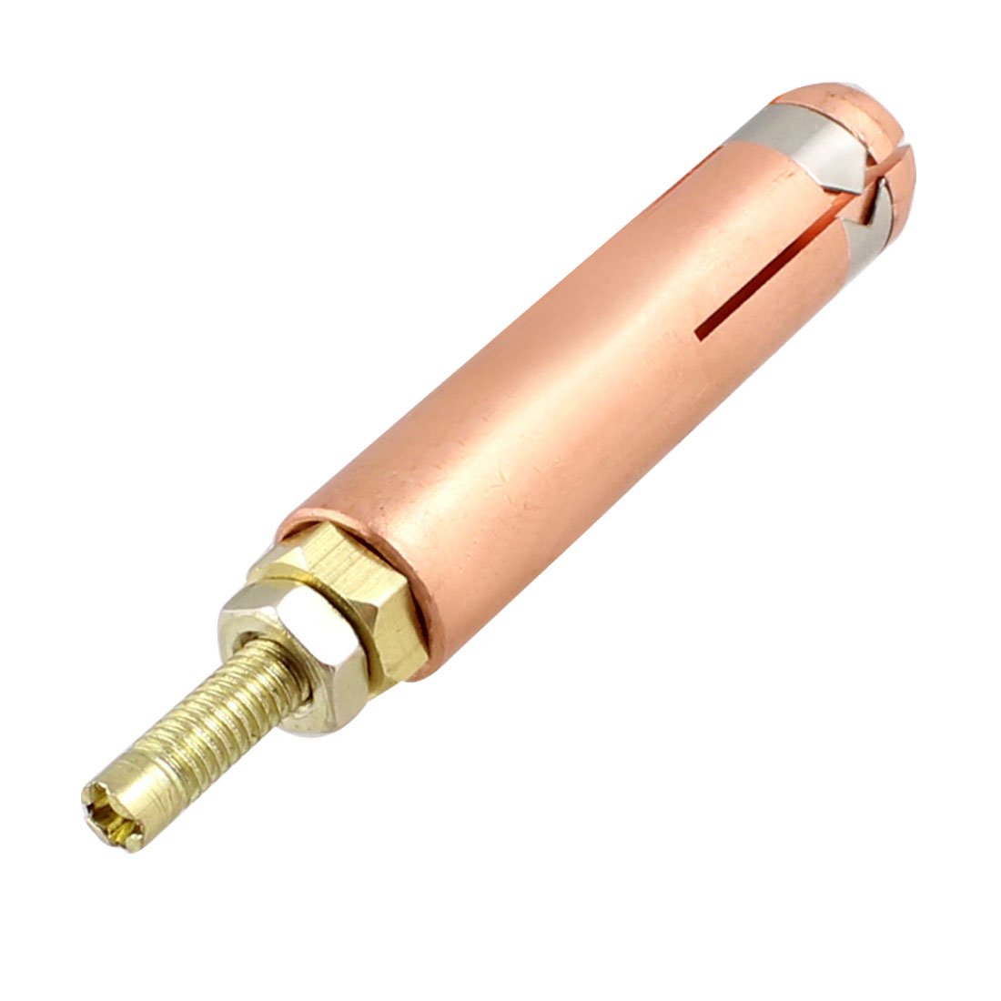 Aexit Replacement M3 Nuts x 60mm Hex Nut Expansion Anchor Screws Bolts Panel Nuts Gold Tone