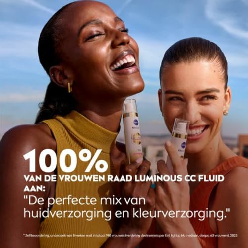 NIVEA Luminous 630 CC Anti-Fleckenfluid FPS30 Medium Teint (1 x 40 ml), CC Cream Unified Teint, Foundation deckt Hautunreinheiten ab… – Ansicht 5