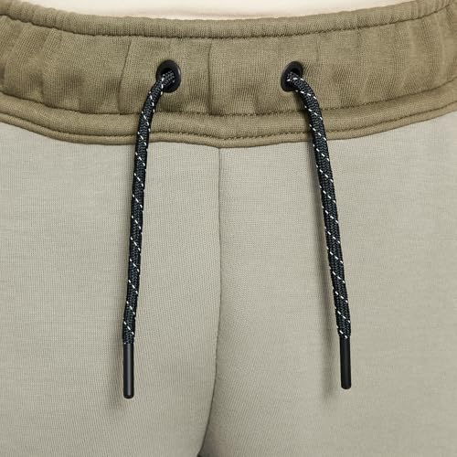 Nike Sportswear Tech Fleece Big Kids' Joggers (HV5869-222, Medium Olive/Light Army/Black/Black)3
