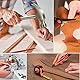 Flexzion Handwerkzeug Set & Zubehör für allgemeine Heimwerker Hausbesitzer Reparaturen im Haushalt mit Kunststoff Werkzeugkasten Aufbewahrungs Organizer Koffer – Orange & Schwarz