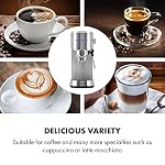 Klarstein Futura Espressomaschine, Siebträgermaschine mit 1450 Watt, 20 bar, Barista-Qualität, Zweifach Ausguss, Fließstopp, Siebträger Kaffeemaschine, Milchaufschäum-Funktion, silber – Bild 5