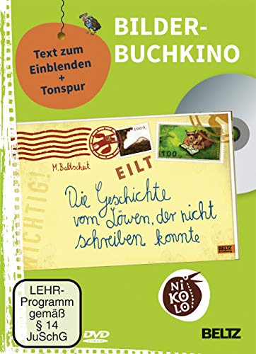 Bilderbuchkino: »Die Geschichte vom Löwen, der nicht schreiben konnte«: Text zum Einblenden + Tonspur (Beltz Nikolo)