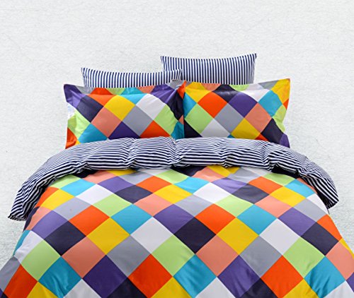 DM632Q Duvet Cover 6 PC Sheets Set, Dolce Mela Chios Bedding Set