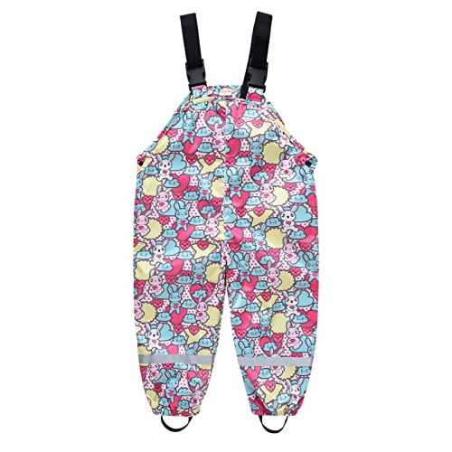 Regenhose Kinder Gefütterte Matschhose Regenlatzhose Winddicht...