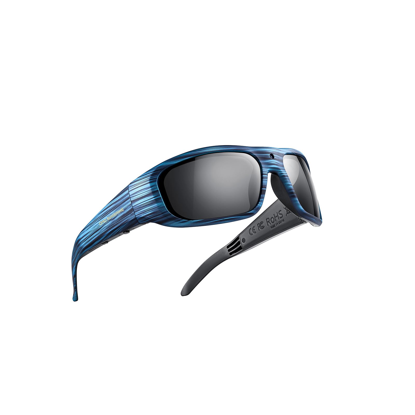 OHO Ultra-Thin Lightweight Sports Camera Sunglasses, 24MP Camera, 1080P Video, Water Resistant UV400 Lens