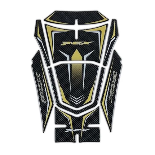 Protection réservoir moto PCX160 2021 autocollant en fibre de carbone