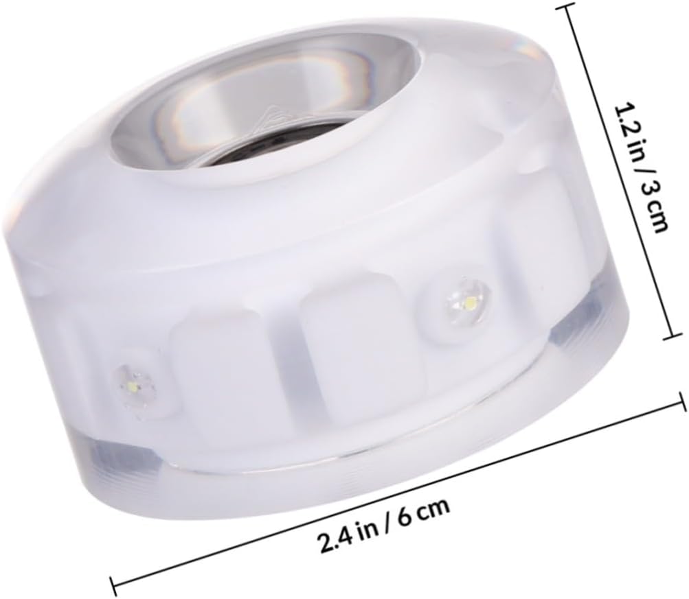 OUNONA 2pcs Roller Skate Wheels with Bearings, Sturdy Pu Flashing Light-up Replacement Wheels for Outdoor Inline Skating and Roller Skating