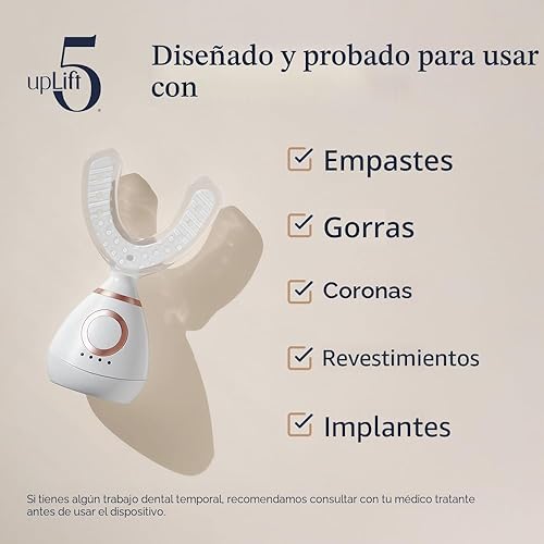 Miniatura 6 de Elevación facial pulsante Dispositivo de reversión de edad de 5 minutos, contornea y mejora las estructuras faciales, tensando y tonificando