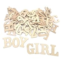Wooden Letters for Crafts, 2 Inch Unfinished Capital Wooden Alphabet Letters&Numbers Wood Letters for DIY Painting Arts Home Decorations Kids Spelling Learning(168Pcs)