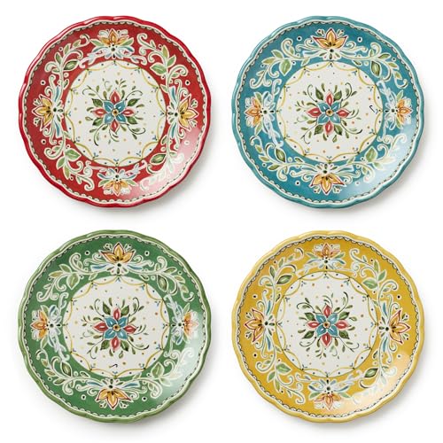 Provence Speiseteller, 27,9 cm, Set mit 4 Keramiktellern mit...