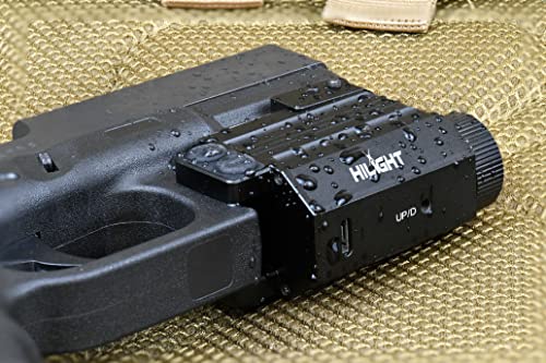 P10Gl Pistol Green Laser Light Combo (Pistol Green Laser Sight And 500 Lumen Strobe Pistol Flashlight) (Usb Rechargeable: Built-In Battery + Usb Charger) For Compact Pistols Like Glock 19 #TOP7