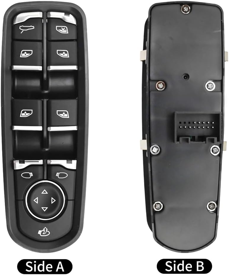 Car Master Power Window Switch for Porsche Cayenne Macan Panamera 2009-2016 7PP959858RDML 7PP959858AF,Window Lift Pushbutton Window Lifter Control Switches Replacement Interior Accessories
