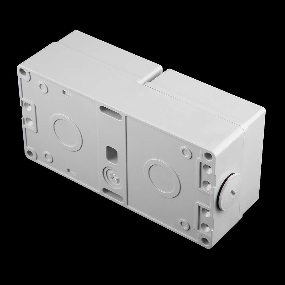 Presa a muro impermeabile IP66 con interruttore, presa esterna resistente alle intemperie per illuminazione e dispositivi elettrici, installazione semplice e