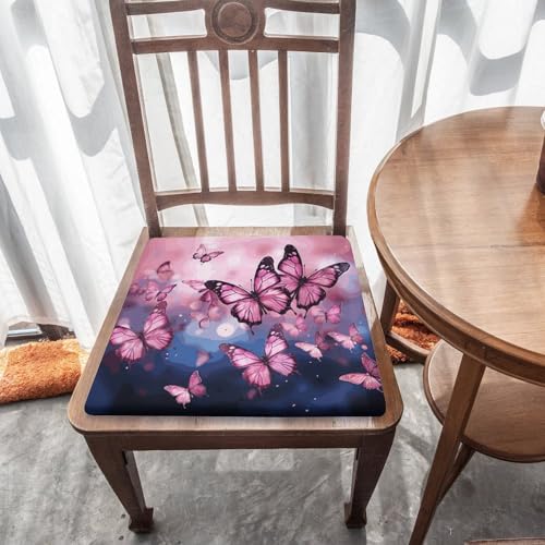 Coussin en mousse à mémoire de forme premium avec imprimé papillons - 6